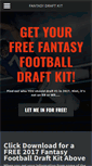 Mobile Screenshot of fantasydraftkit.net